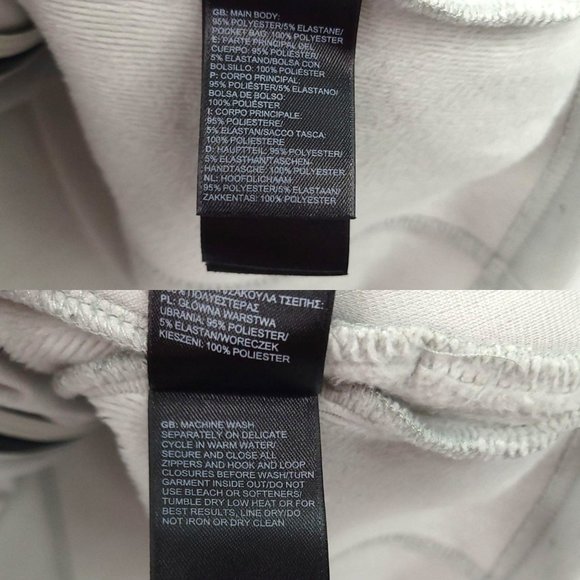 The North Face Full Zip Athletic Fit Jacket Womens Size S Long Sleeve Gray - Picture 11 of 13